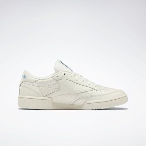 Adidasy Męskie Reebok Club C 85 Białe/Niebieskie PL 24HZOES